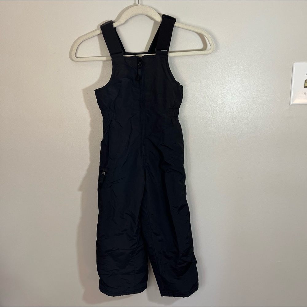 Slalom Kids Unisex Black Snow Bib Overalls Winter Ski Pants Size 4T Snow Pants